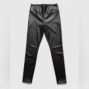 RW&CO. Black Faux Leather pants size s